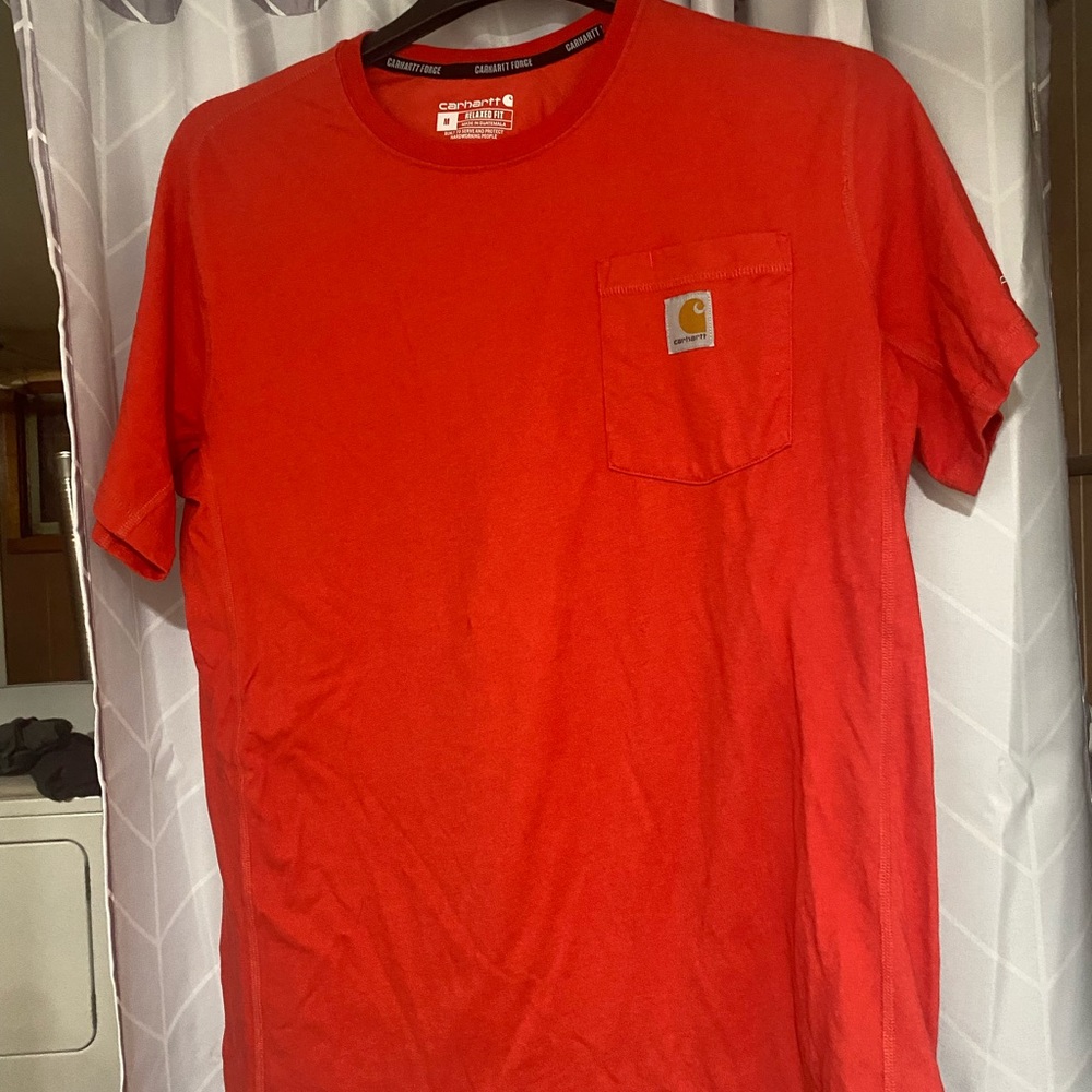 Carhartt Men's Bright Red Short Sleeve Tee